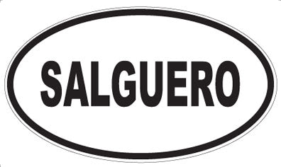 SALGUERO - Oval Sticker