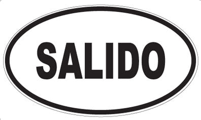SALIDO - Oval Magnet