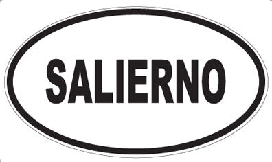 SALIERNO - Oval Sticker