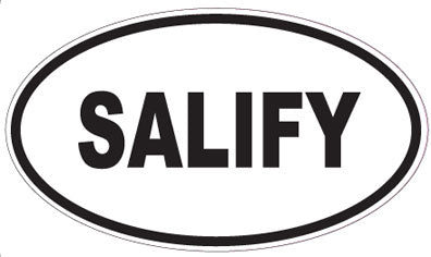 SALIFY - Oval Sticker