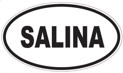 SALINA - Oval Sticker