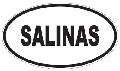 SALINAS - Oval Magnet