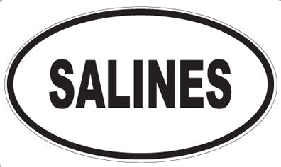 SALINES - Oval Magnet