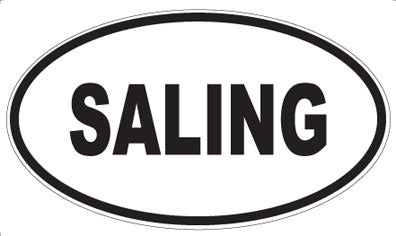 SALING - Oval Sticker