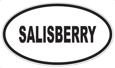 SALISBERRY - Oval Sticker