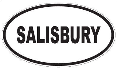 SALISBURY - Oval Sticker