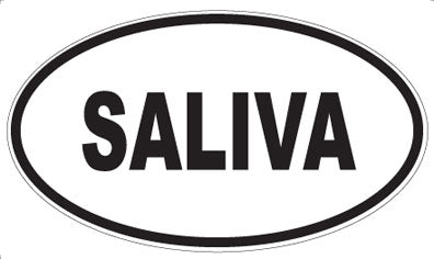 SALIVA - Oval Magnet