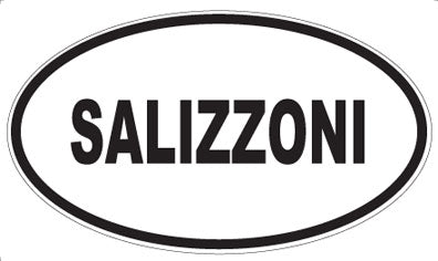 SALIZZONI - Oval Sticker