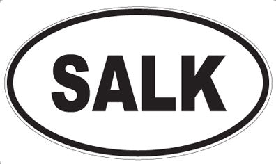 SALK - Oval Sticker