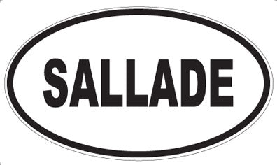 SALLADE - Oval Magnet