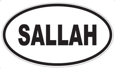 SALLAH - Oval Magnet