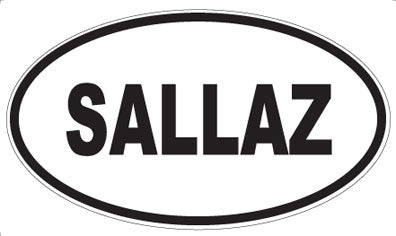 SALLAZ - Oval Magnet