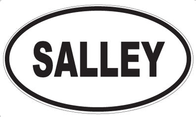 SALLEY - Oval Magnet