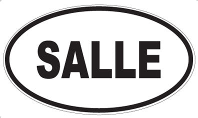 SALLE - Oval Magnet