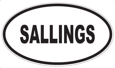 SALLINGS - Oval Magnet