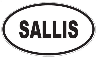 SALLIS - Oval Magnet