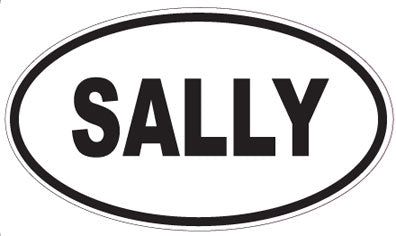 SALLY - Oval Magnet