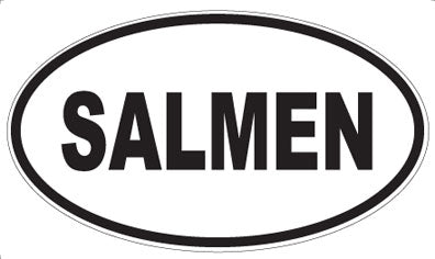 SALMEN - Oval Magnet
