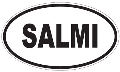 SALMI - Oval Sticker