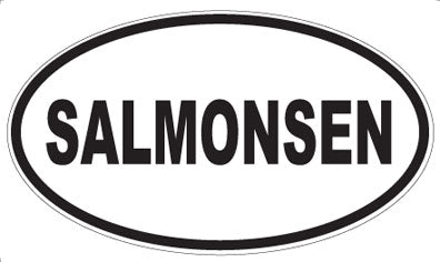 SALMONSEN - Oval Magnet