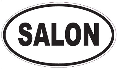 SALON - Oval Sticker