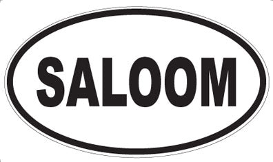 SALOOM - Oval Magnet