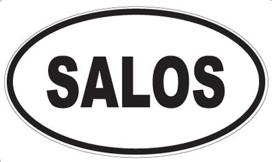 SALOS - Oval Sticker