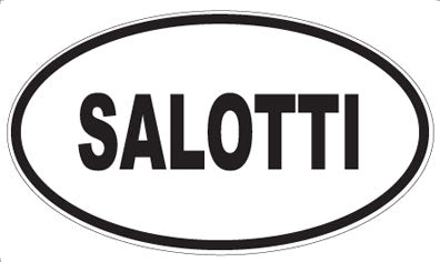 SALOTTI - Oval Sticker