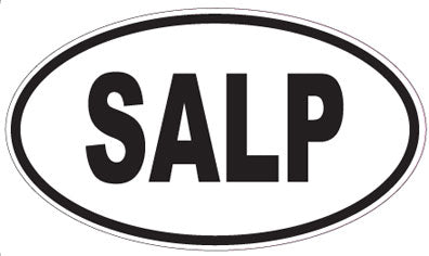 SALP - Oval Sticker