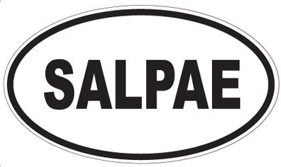 SALPAE - Oval Sticker