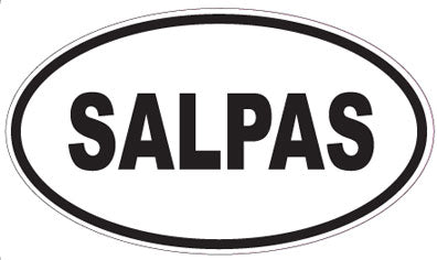 SALPAS - Oval Sticker