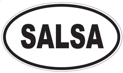 SALSA - Oval Magnet