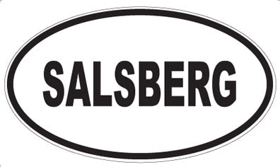 SALSBERG - Oval Magnet
