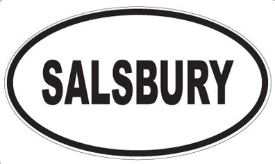 SALSBURY - Oval Sticker