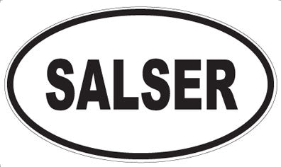 SALSER - Oval Magnet