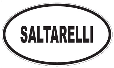 SALTARELLI - Oval Sticker