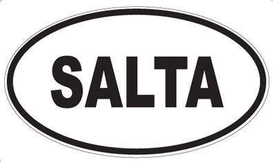 SALTA - Oval Magnet