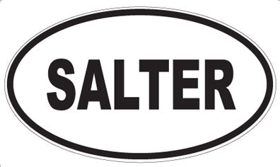 SALTER - Oval Magnet