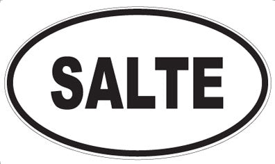SALTE - Oval Magnet