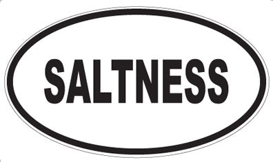 SALTNESS - Oval Magnet