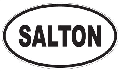 SALTON - Oval Sticker
