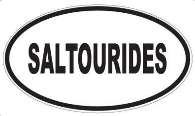 SALTOURIDES - Oval Magnet