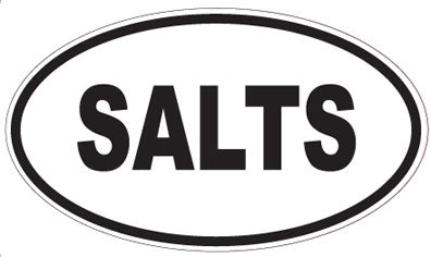 SALTS - Oval Magnet