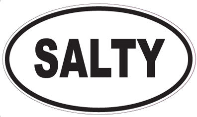 SALTY - Oval Magnet