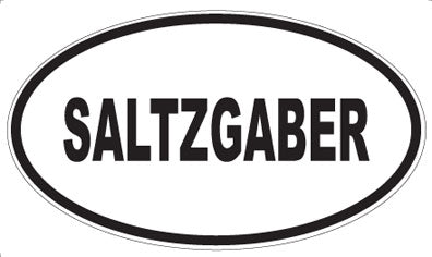 SALTZGABER - Oval Magnet
