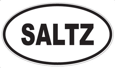 SALTZ - Oval Magnet