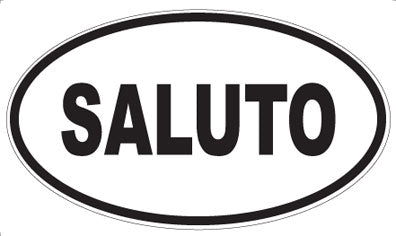 SALUTO - Oval Magnet