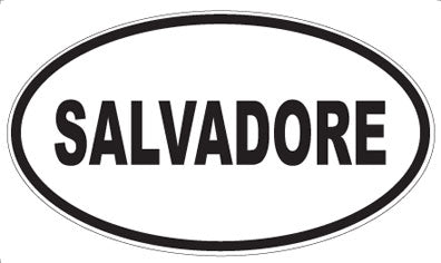 SALVADORE - Oval Magnet