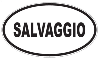 SALVAGGIO - Oval Magnet