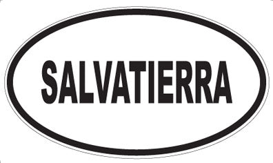 SALVATIERRA - Oval Sticker